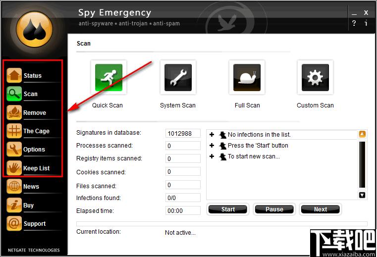 NETGATE Spy Emergency下载,病毒查杀,木马查杀,杀毒软件