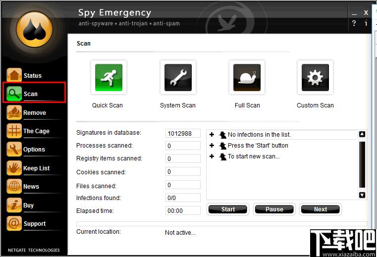 NETGATE Spy Emergency下载,病毒查杀,木马查杀,杀毒软件
